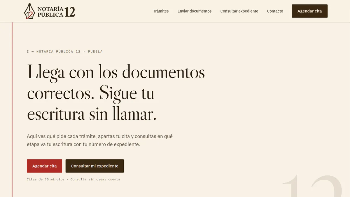 Notaría Pública 12