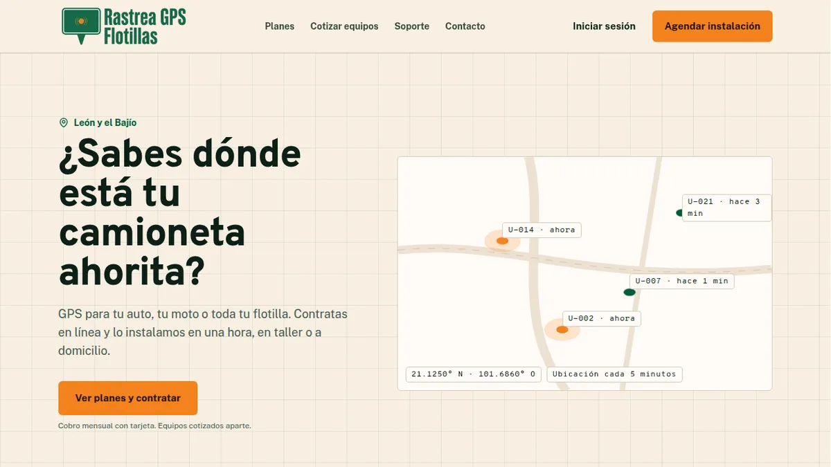 Rastrea GPS Flotillas